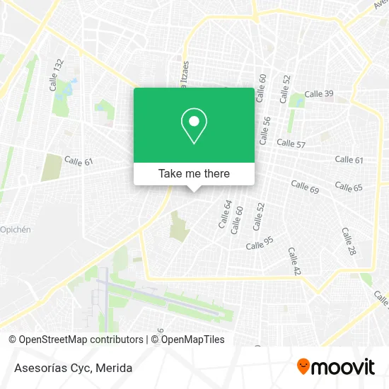 Asesorías Cyc map