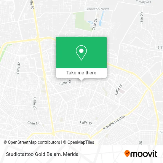 Studiotattoo Gold Balam map
