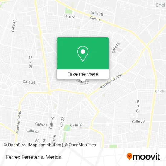 Ferrex Ferretería map