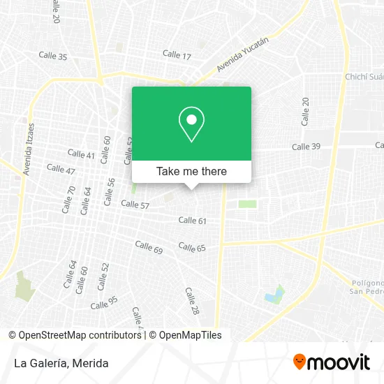 La Galería map