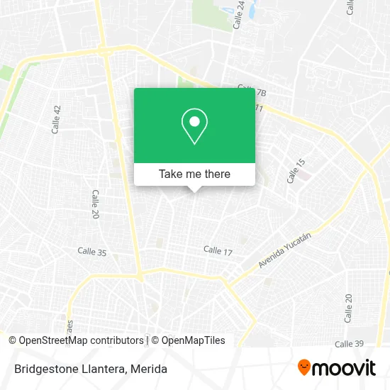 Bridgestone Llantera map