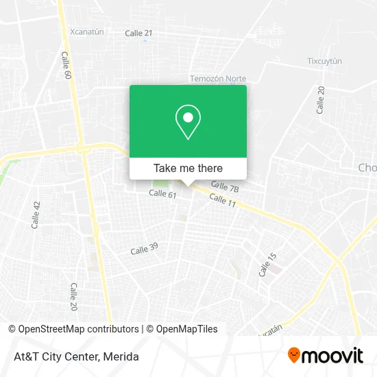 At&T City Center map