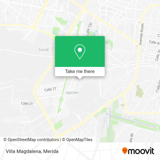 Villa Magdalena map