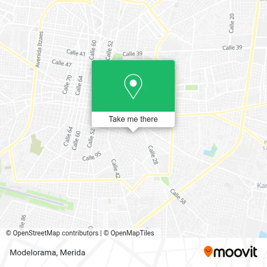 Modelorama map