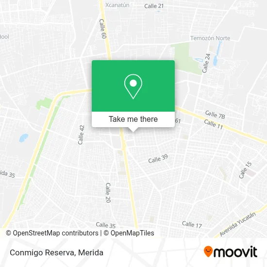 Conmigo Reserva map