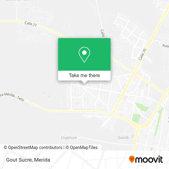 Gout Sucre map