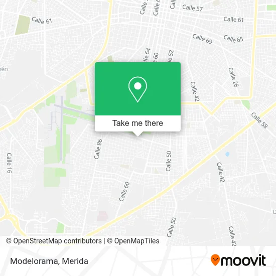 Modelorama map