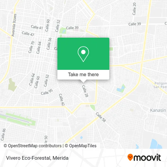 Vivero Eco-Forestal map