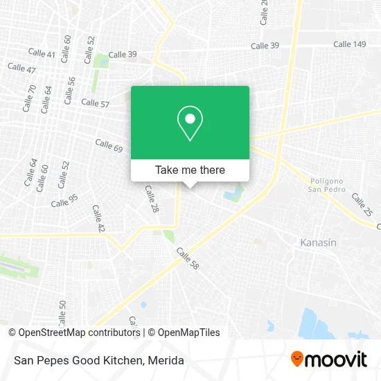 San Pepes Good Kitchen map