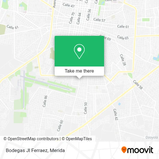 Bodegas Jl Ferraez map