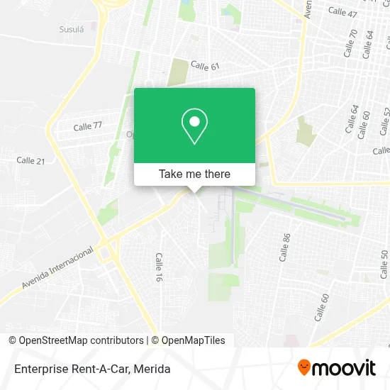 Enterprise Rent-A-Car map