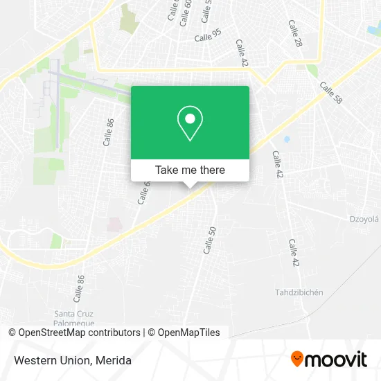 Western Union map