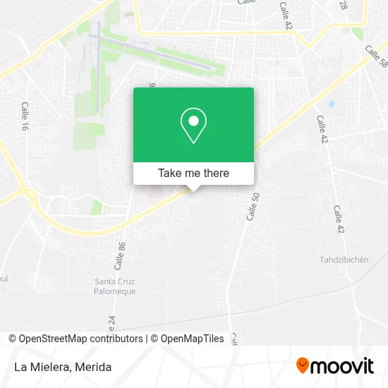 La Mielera map
