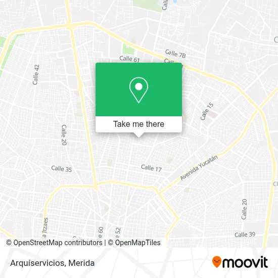 Arquíservicios map
