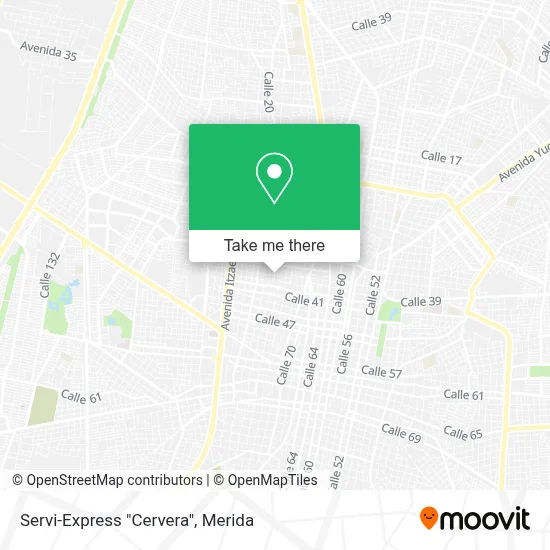 Servi-Express "Cervera" map