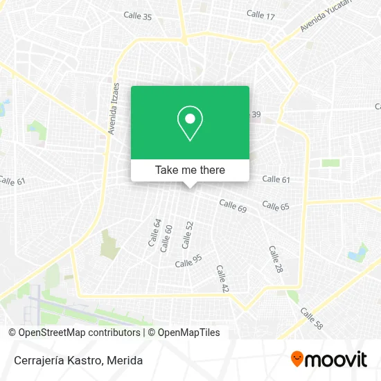 Cerrajería Kastro map