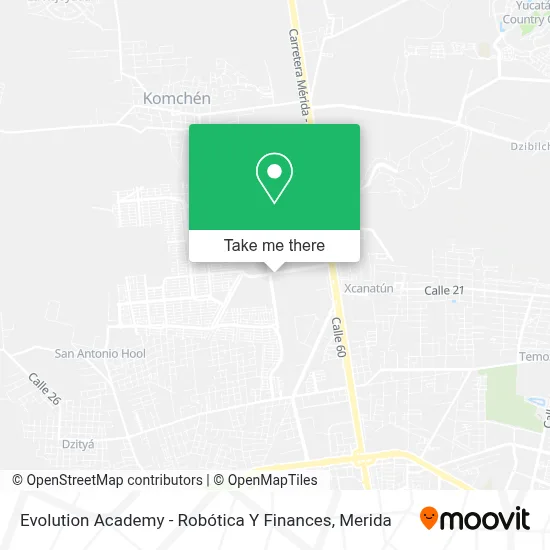 Evolution Academy - Robótica Y Finances map