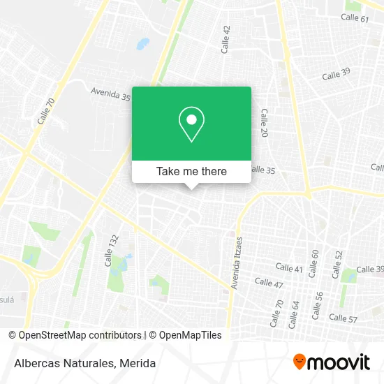 Albercas Naturales map
