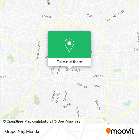 Grupo Naj map