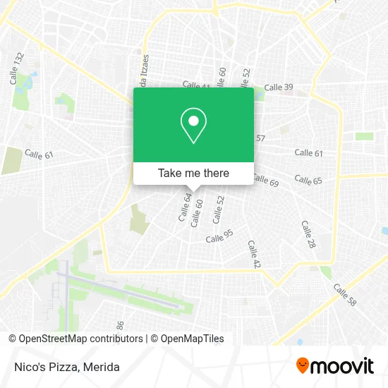Nico's Pizza map