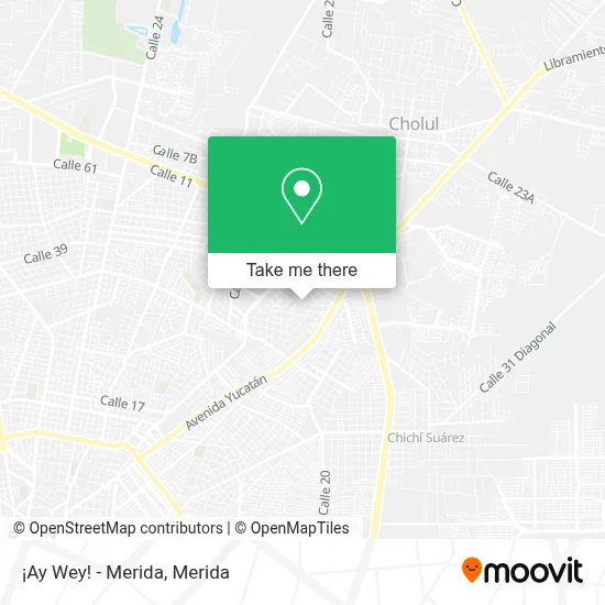 ¡Ay Wey! - Merida map