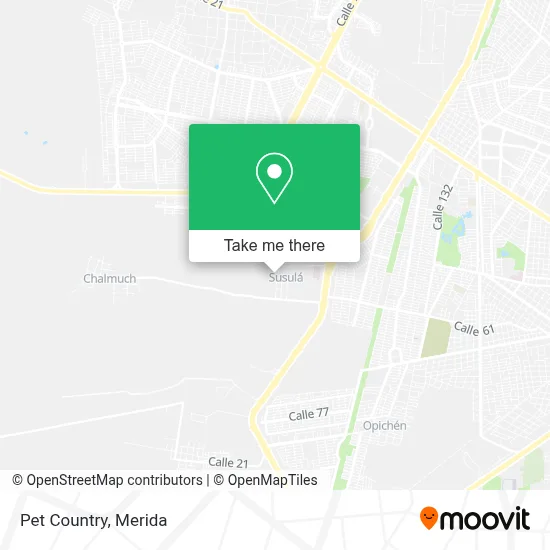 Pet Country map