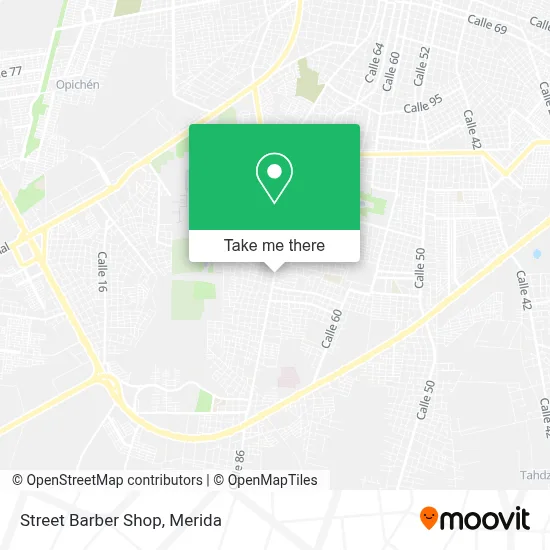Street Barber Shop map