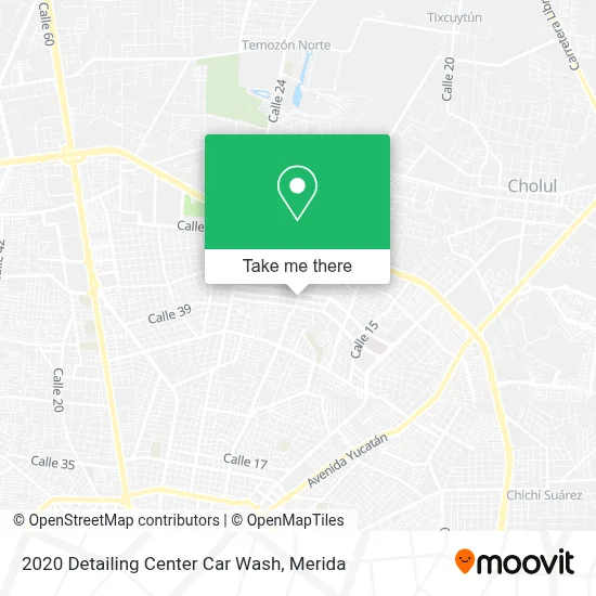 2020 Detailing Center Car Wash map