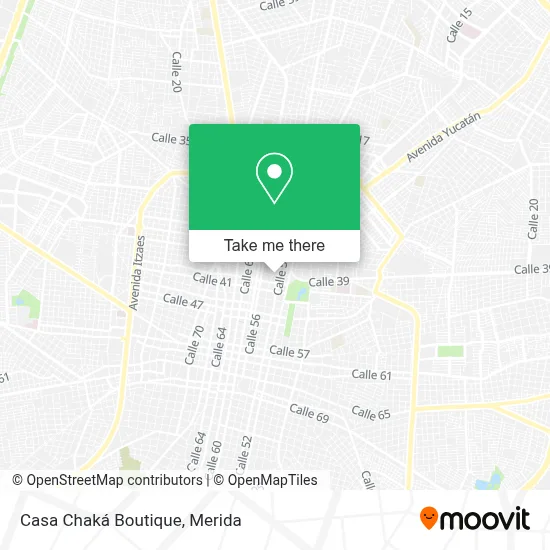 Casa Chaká Boutique map