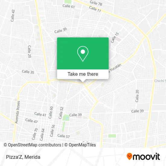 Pizza'Z map