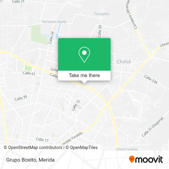 Grupo Boxito map