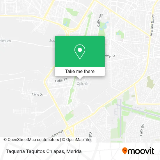 Taquería Taquitos Chiapas map
