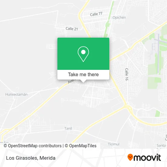 Los Girasoles map