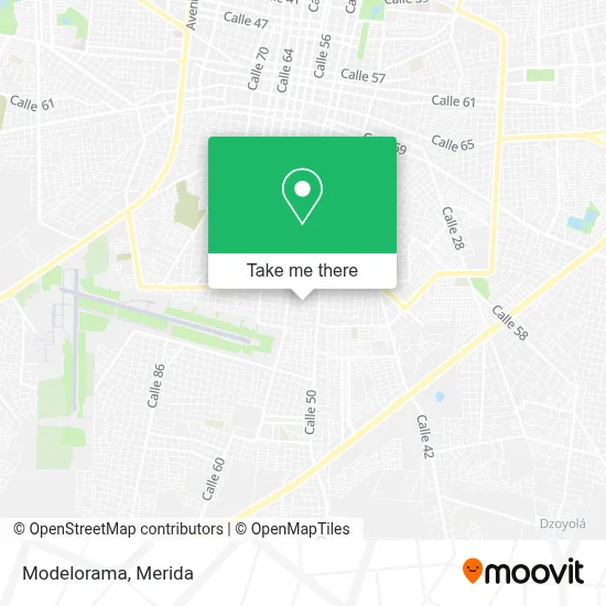 Modelorama map