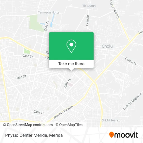 Physio Center Mérida map