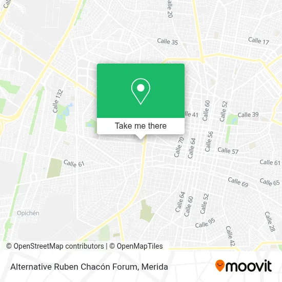 Alternative Ruben Chacón Forum map