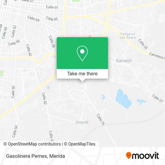 Gasolinera Pemex map