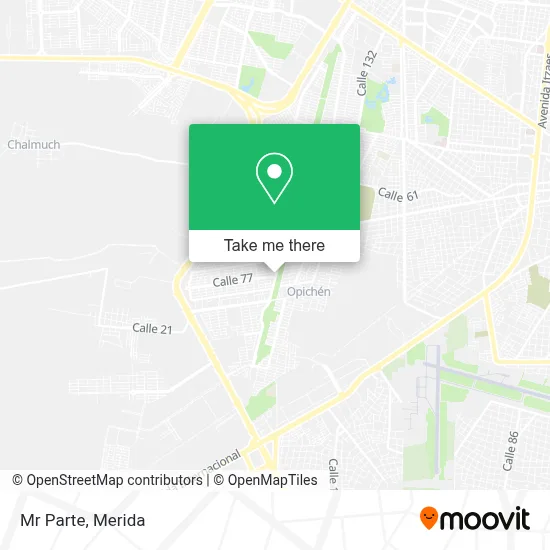 Mr Parte map