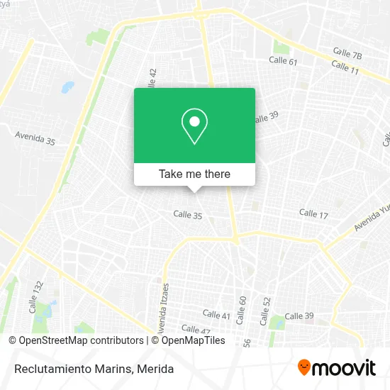 Reclutamiento Marins map