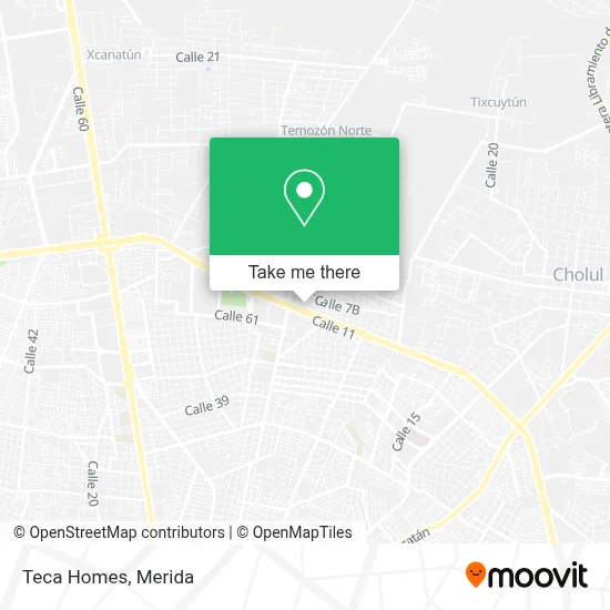 Teca Homes map