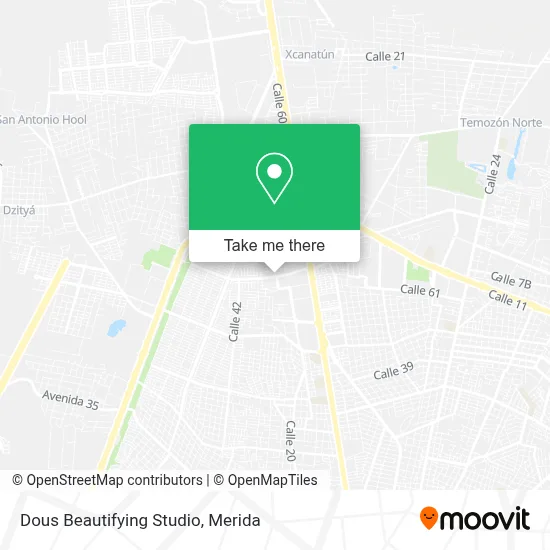 Dous Beautifying Studio map