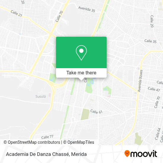 Academia De Danza Chassé map