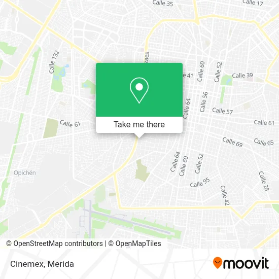 Cinemex map