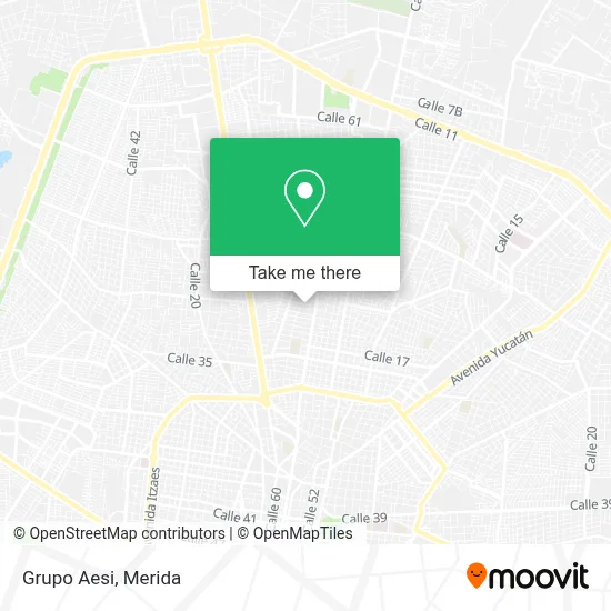 Grupo Aesi map