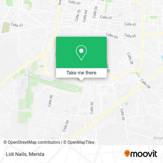Lidi Nails map