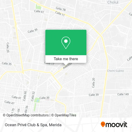 Ocean Privé Club & Spa map