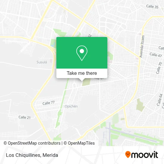 Los Chiquilines map