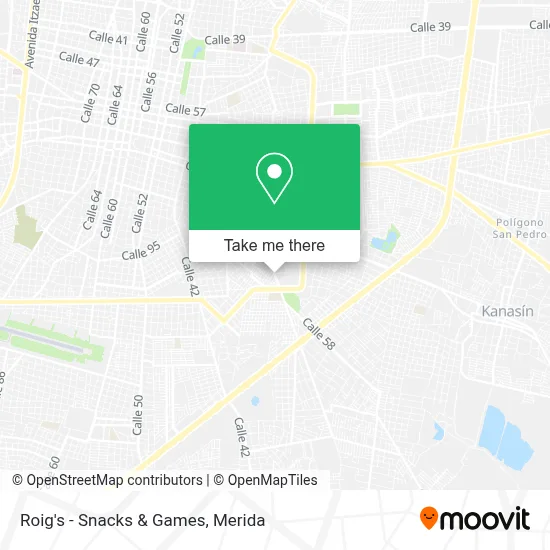 Roig's - Snacks & Games map
