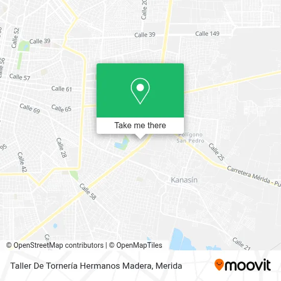 Taller De Tornería Hermanos Madera map