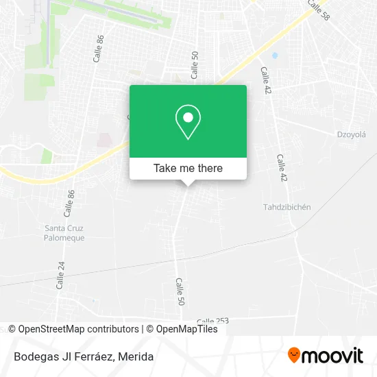 Bodegas Jl Ferráez map